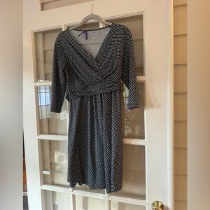 Seraphine Size 8 navy dress